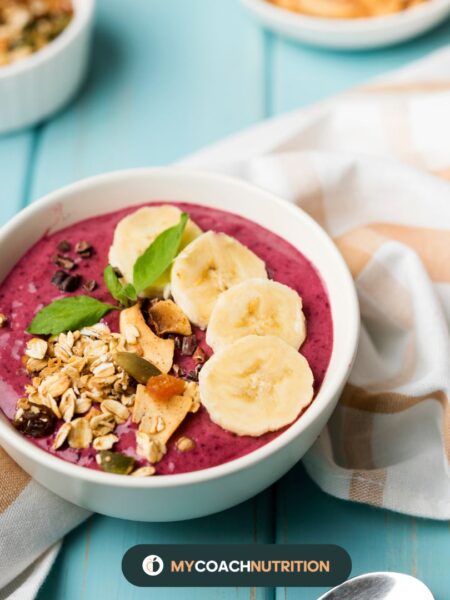 smoothie bowl banane fraise