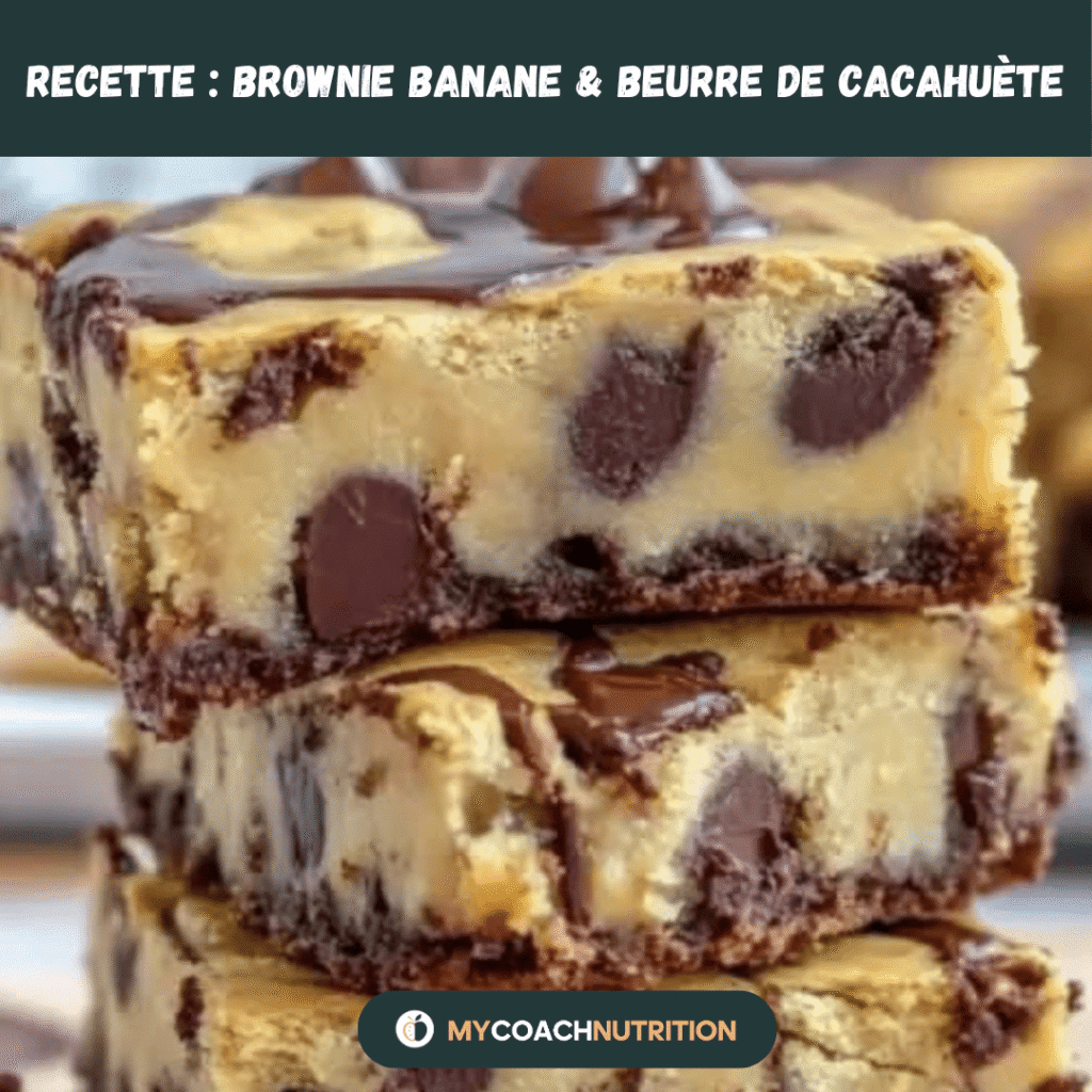 Brownie Banane & Beurre de Cacahuète