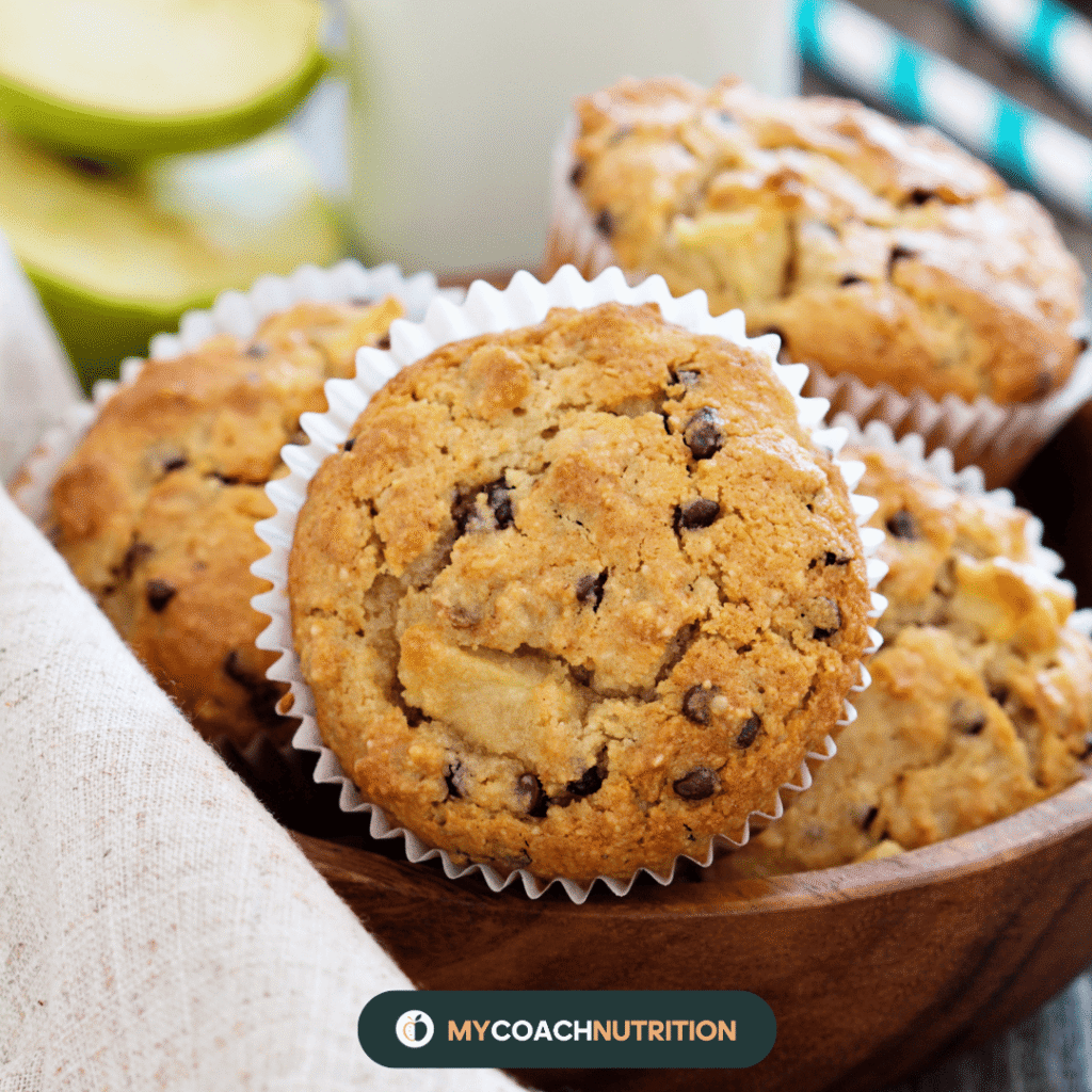 Muffins Allégés à la Compote de Poire & Raisins Secs