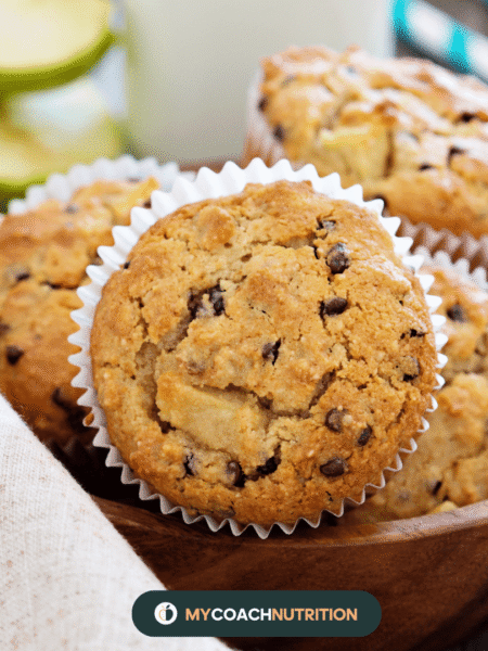 Muffins Allégés à la Compote de Poire & Raisins Secs