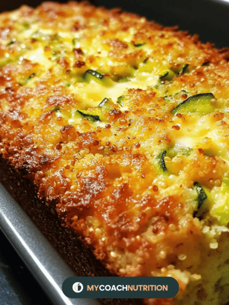 Cake au Quinoa, Courgettes & Fromage de Brebis