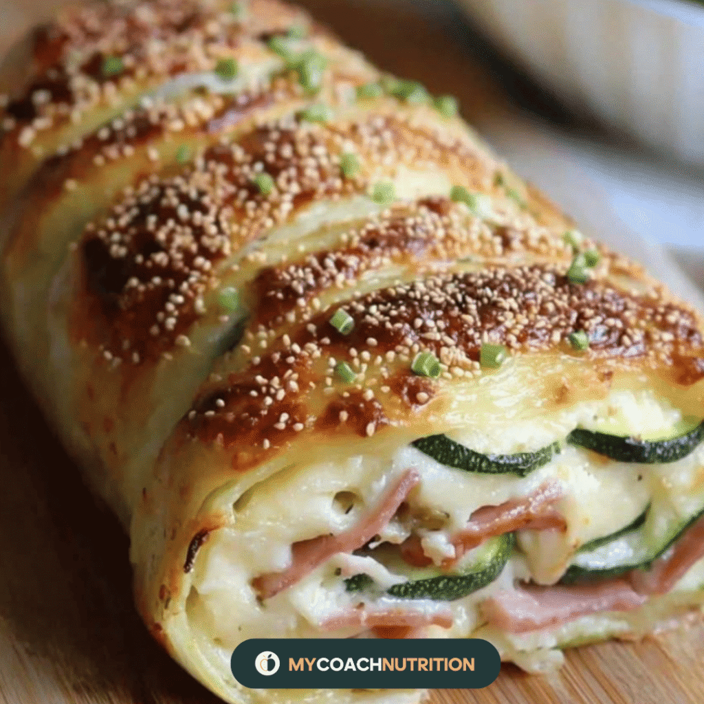 Feuilleté Courgettes, Mozzarella & Jambon