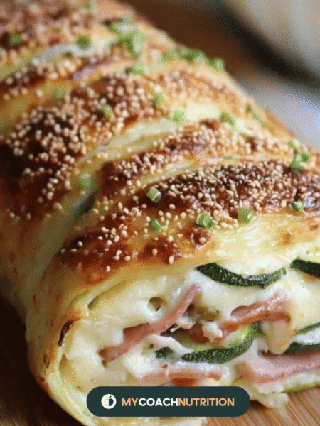 Feuilleté Courgettes, Mozzarella & Jambon