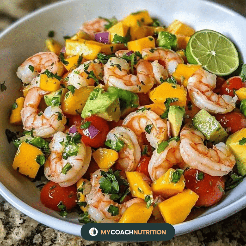 Salade de Crevettes, Mangue & Avocat