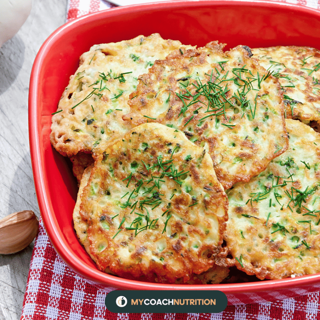 Galettes Courgette-Carotte au Parmesan & Skyr (8 galettes)