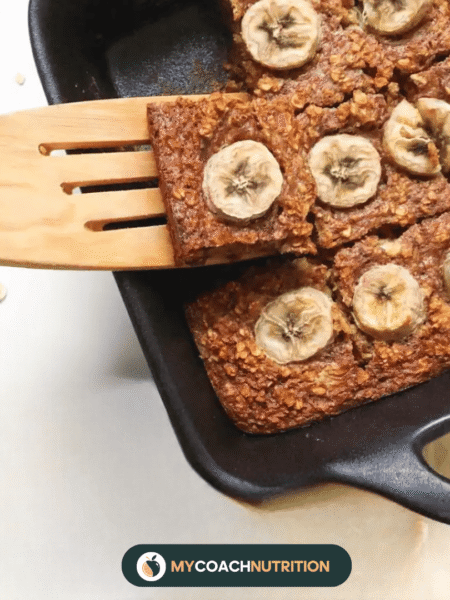 Porridge au Four à la Banane (Sans Lactose)
