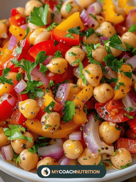 Salade de Pois Chiches à la Méditerranéenne