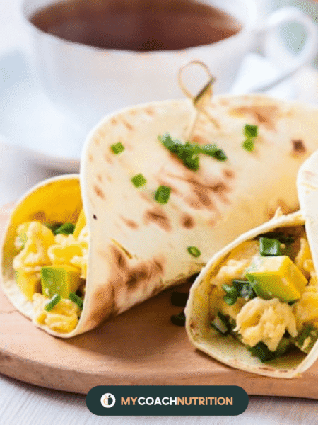 Wraps aux Œufs Brouillés & Avocat