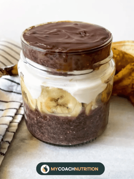 Pudding Chia Chocolat & Banane - Sans Gluten, Healthy