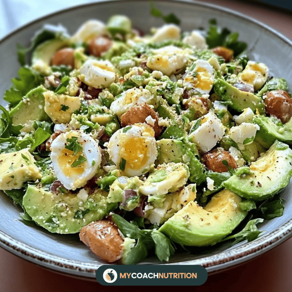 Salade d’Avocat, Œuf & Pois Chiches