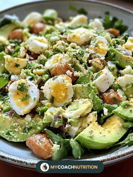 Salade d’Avocat, Œuf & Pois Chiches