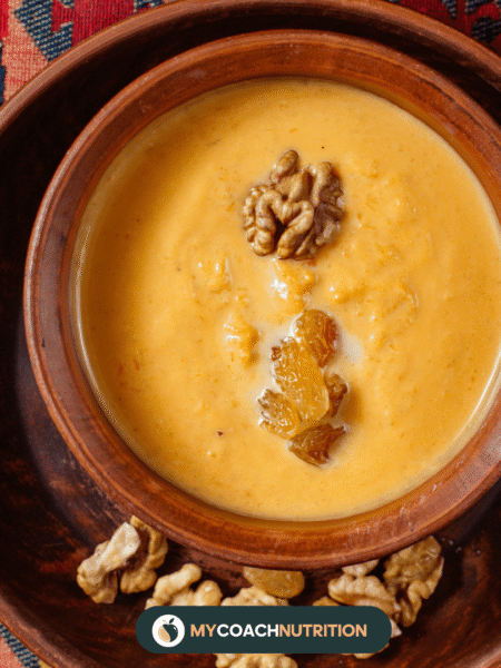 Velouté de Butternut, Noix de Pécan & Cumin