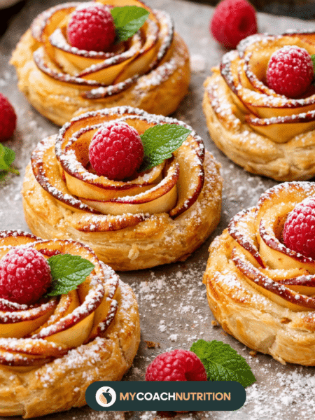 Couronnes feuilletées aux pommes - IA