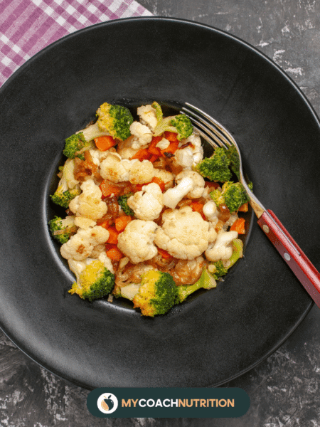 Chou-fleur rôti au miel & curry, amandes & pois chiches - KamranAydinov