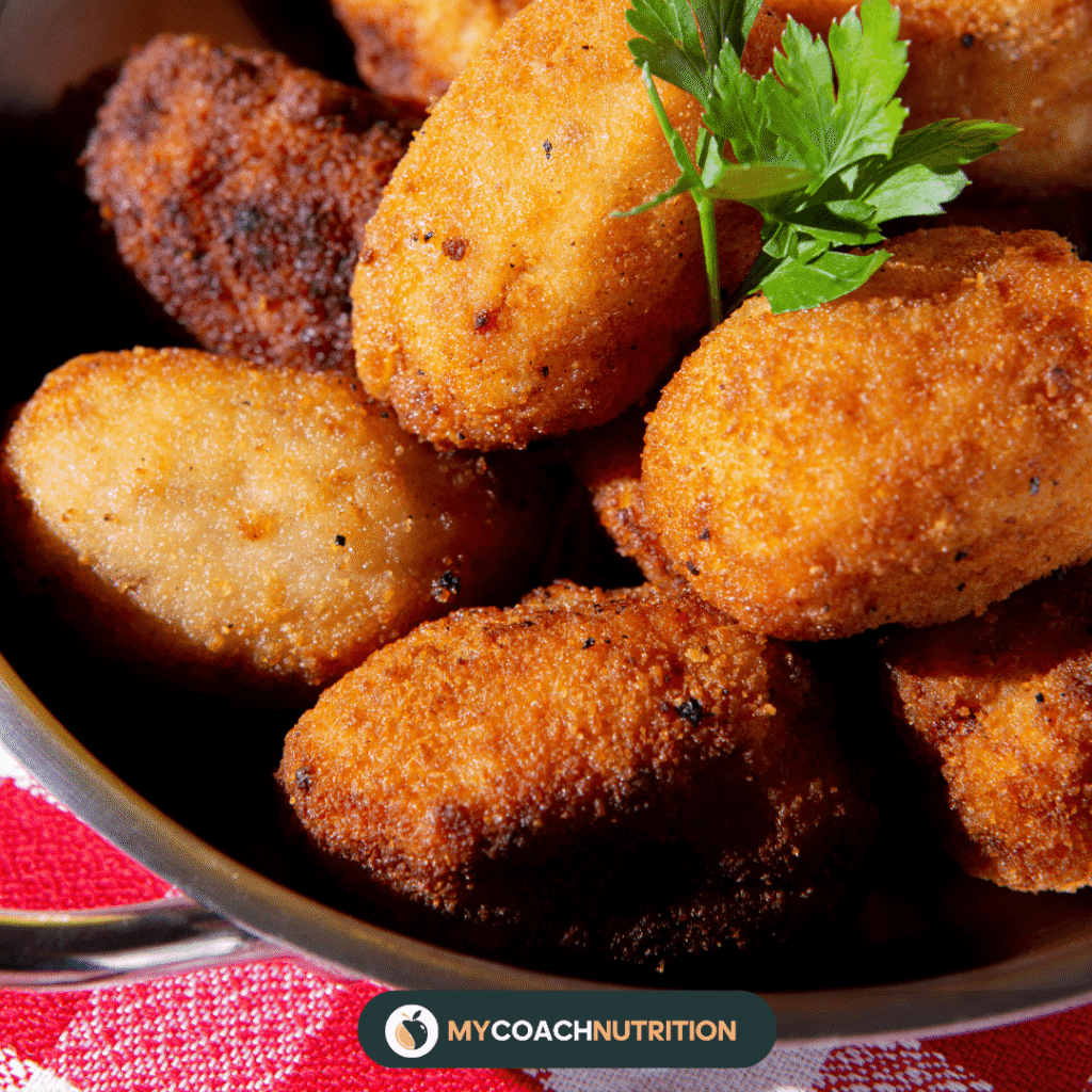 Cromesquis de Risotto à la Truffe et Mozzarella - freepik