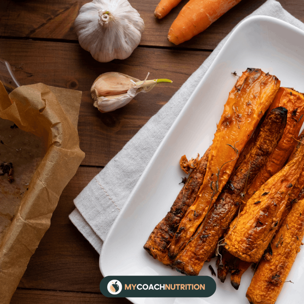 Steak de Carotte Rôtie Laqué au Cumin & Orange - freepik