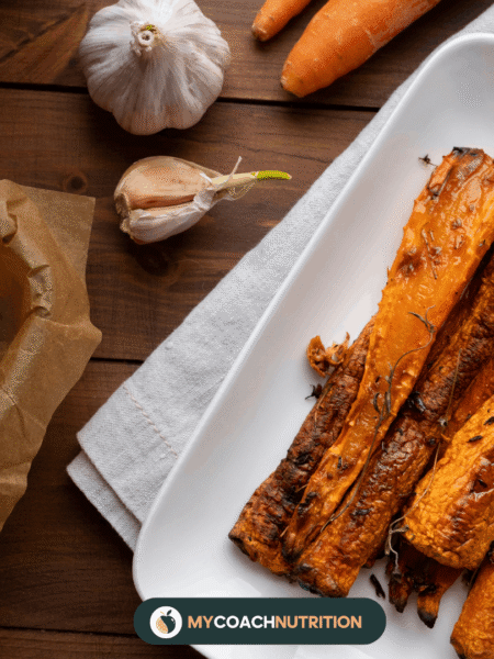 Steak de Carotte Rôtie Laqué au Cumin & Orange - freepik