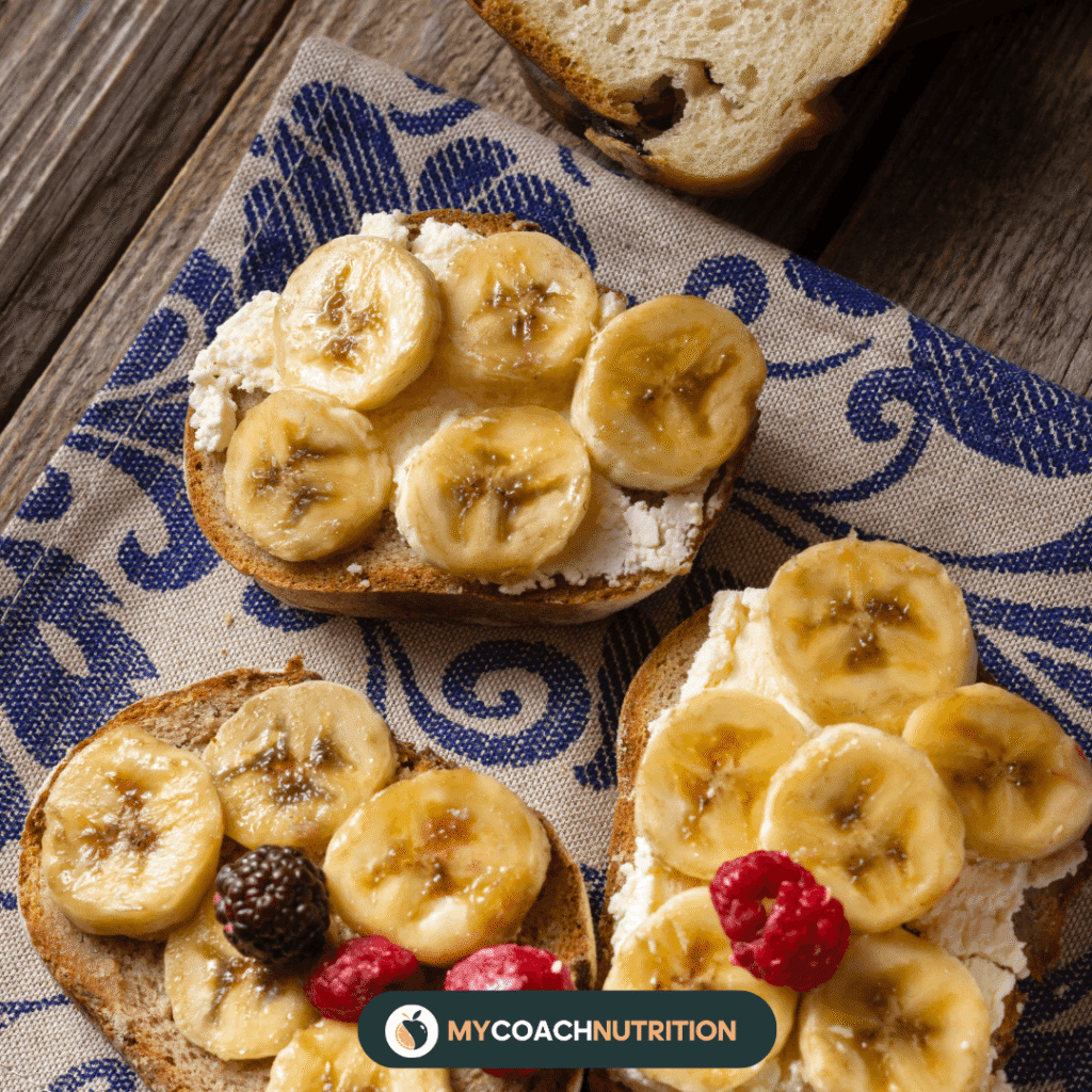 Tartine Banane & La Vache Qui Rit - freepik