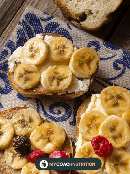 Tartine Banane & La Vache Qui Rit - freepik