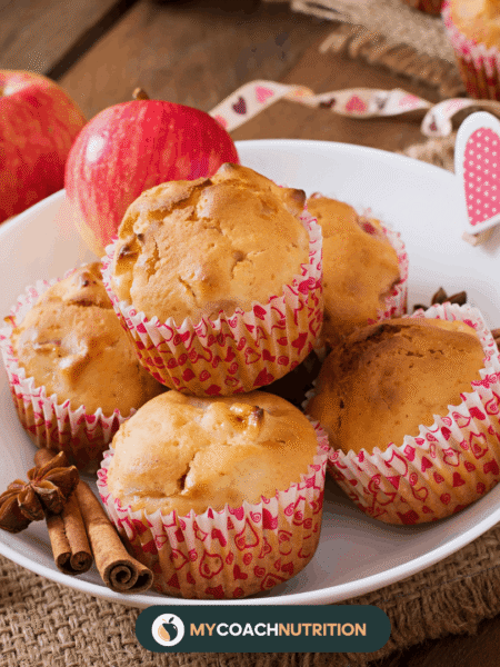 Muffins healthy rhubarbe & amande - timolina
