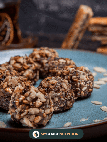Energy balls fraise séchée, avoine & beurre de cacahuète - 8photo