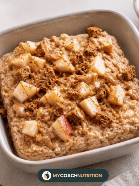 Pancake bowl healthy pomme, cannelle & spéculoos - ia