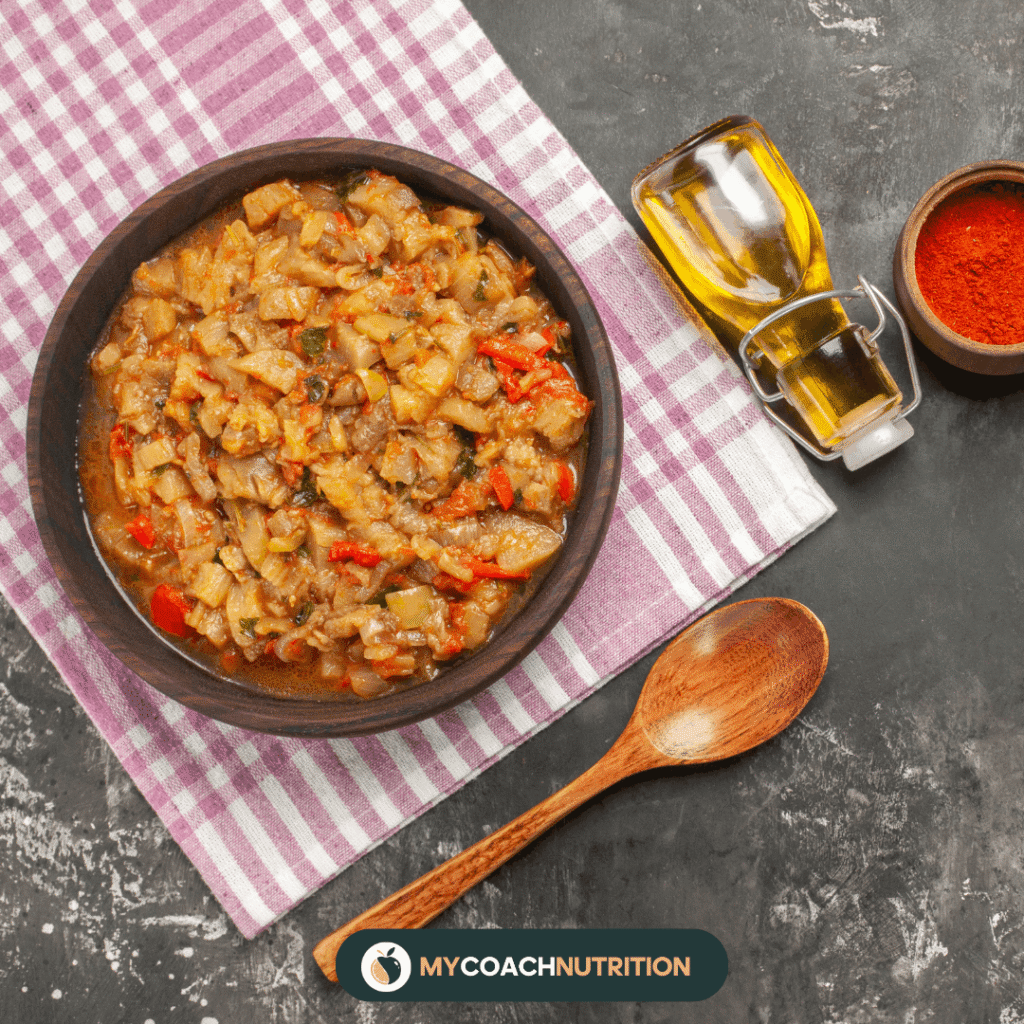 Curry léger aubergine, tomate & pois chiches - KamranAydinov